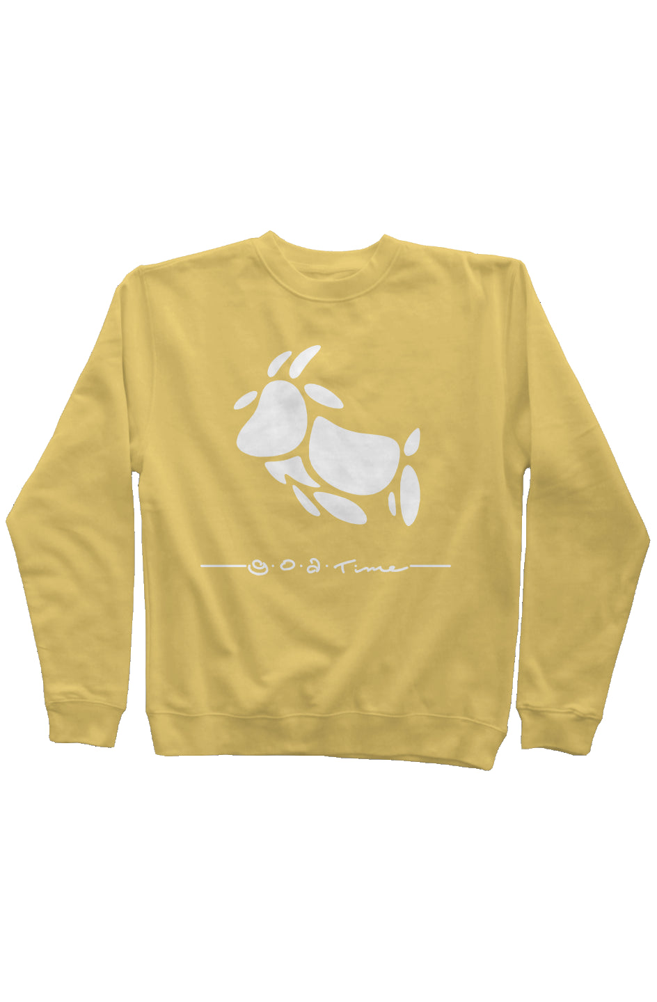 GOAT Yellow Pigment Dyed Crew Neck