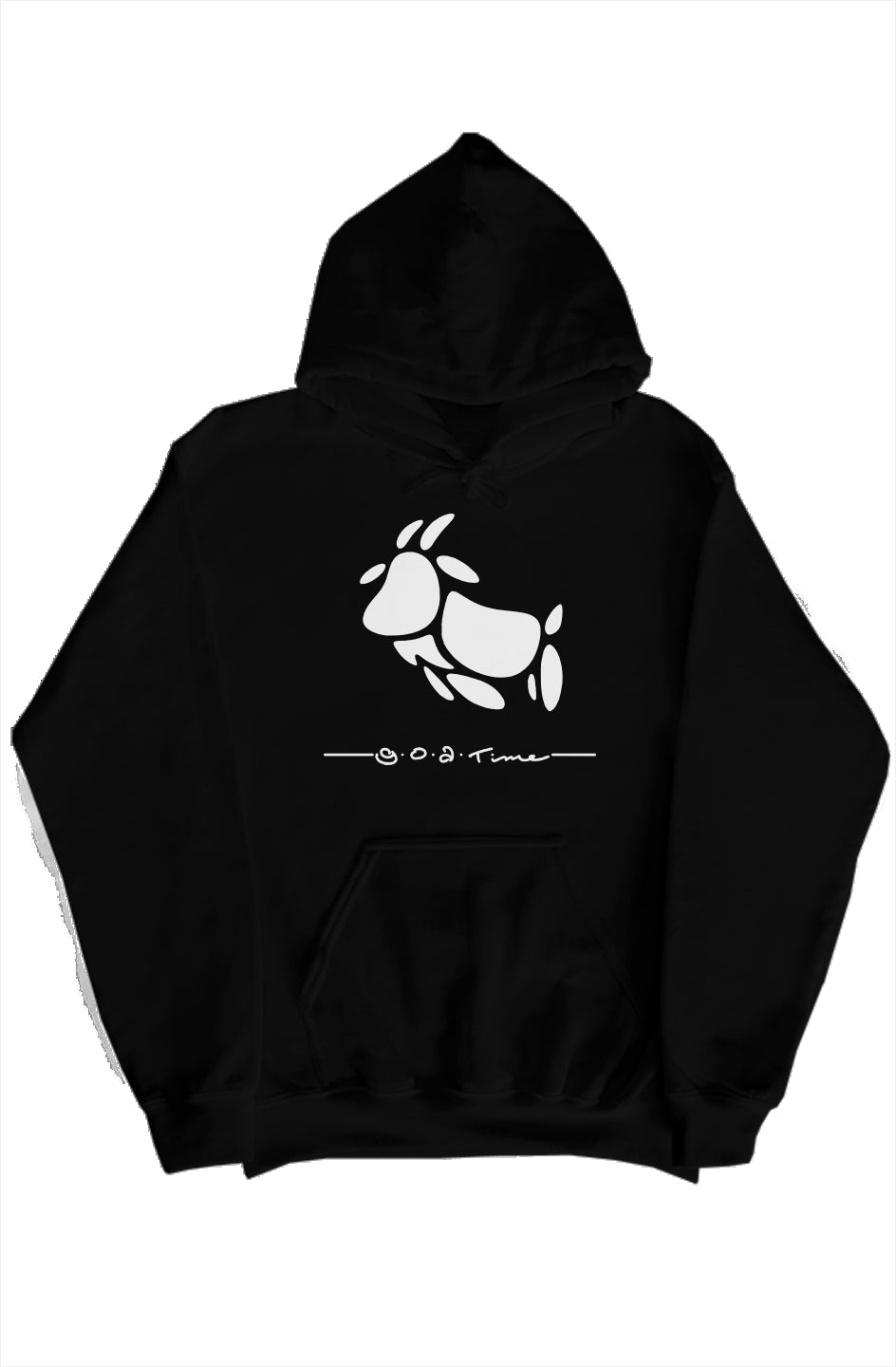 GOATime BLK/WHT pullover hoody