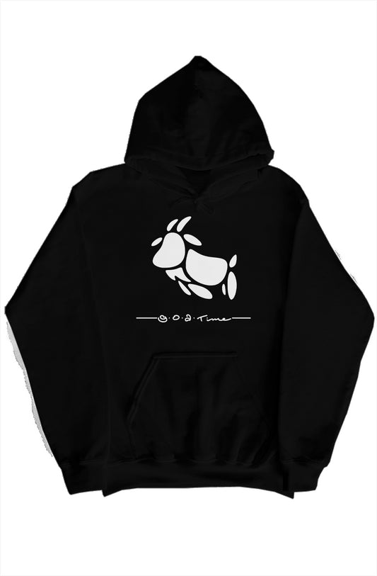 GOATime BLK/WHT pullover hoody