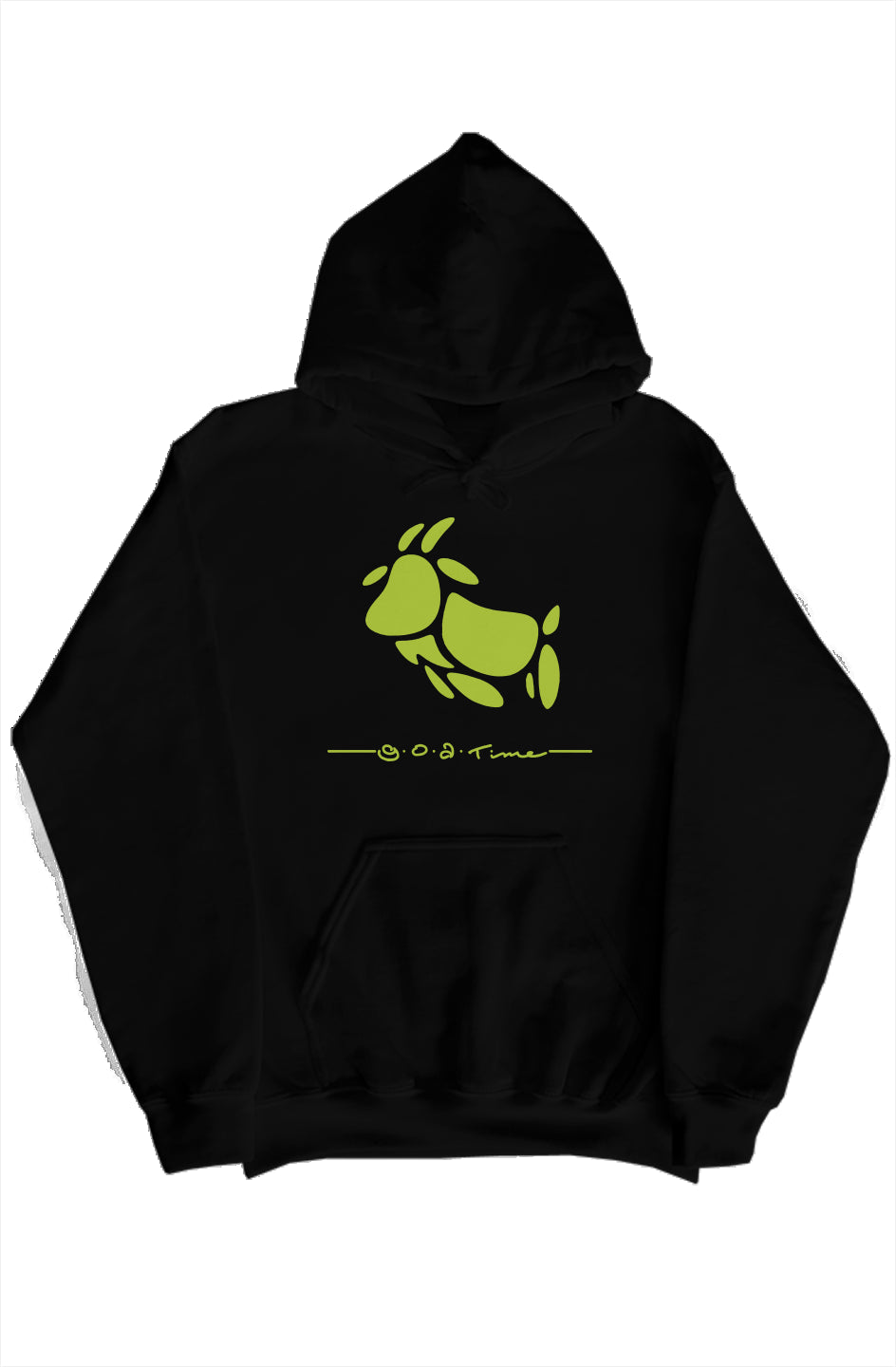 GOATime BLK/LME pullover hoody