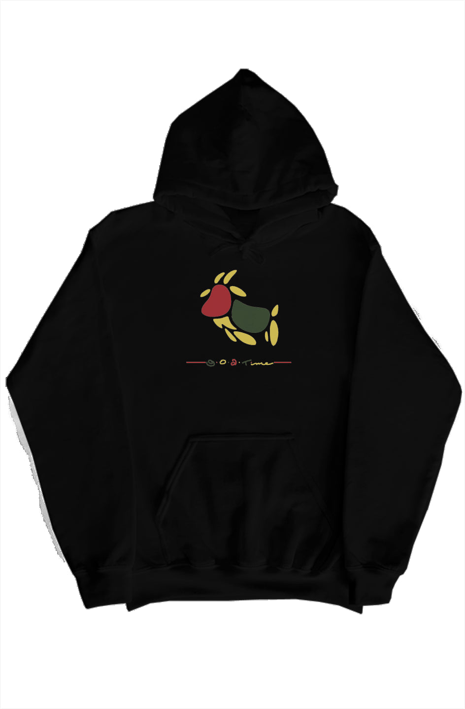 goatime hoodie grn,red,gld